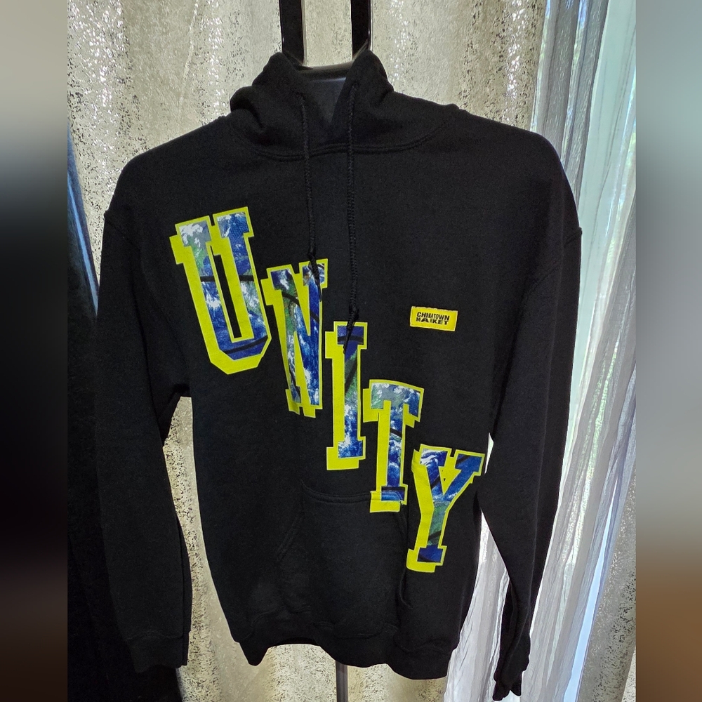 CHINATOWN MARKET - Black Unity Hoodie Small